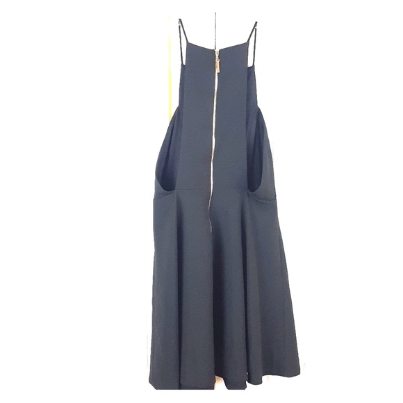 Missguided Black Low Side Party Dress Size 8 US - Picture 5 of 8